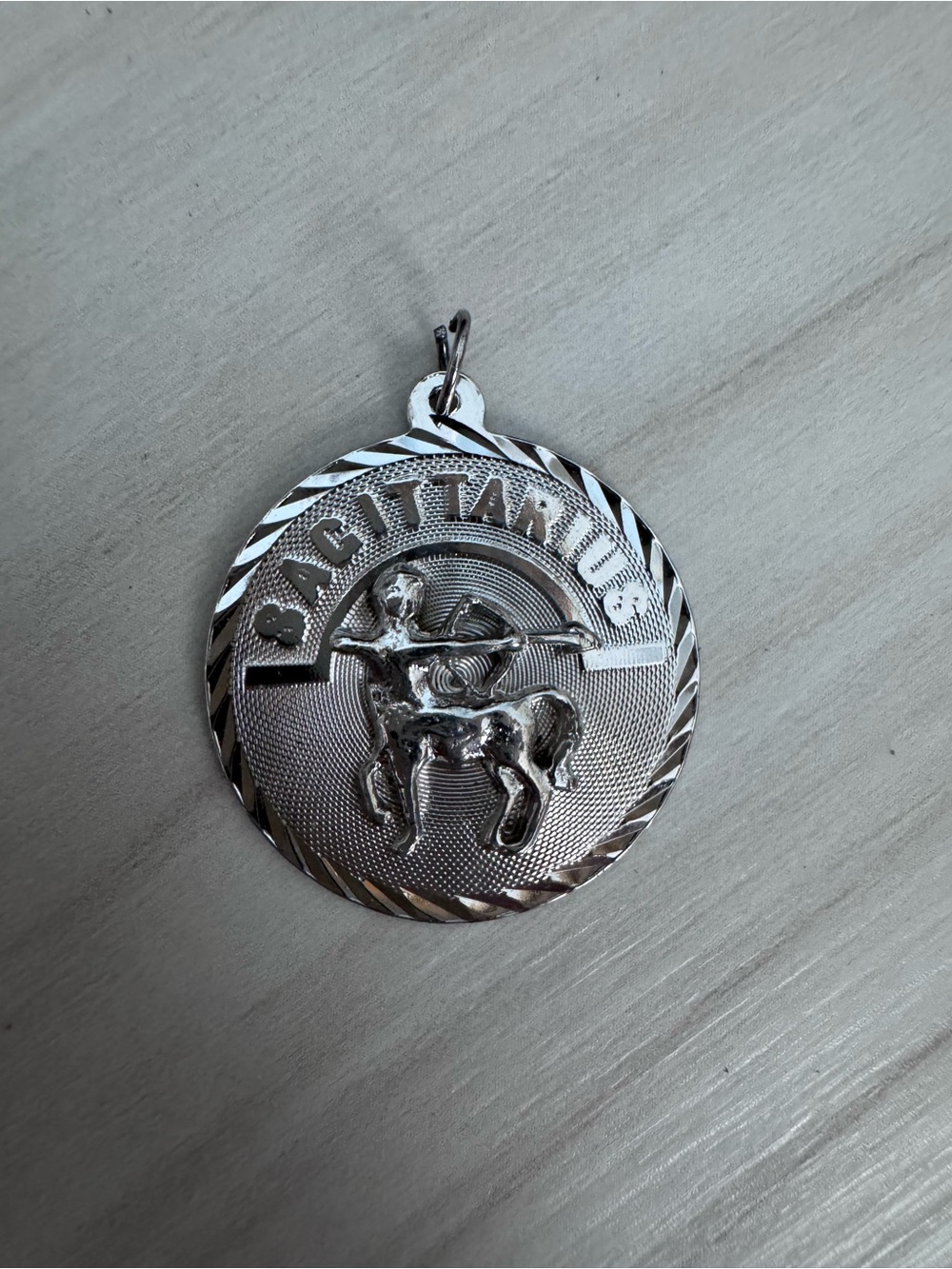 Vintage Sterling Silver Sagittarius Zodiac Sign Centaur Pendant Charm